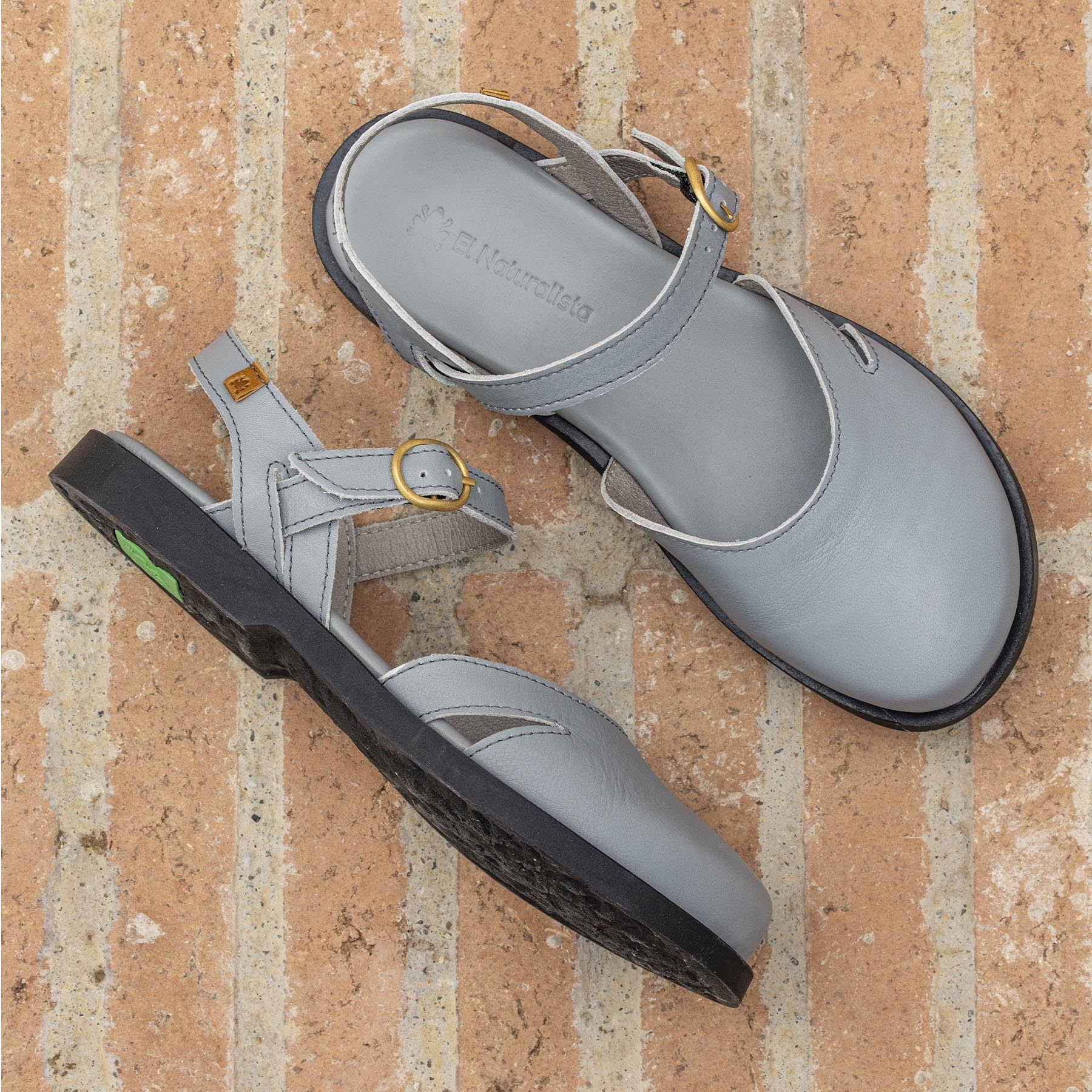 Sandalias N5874 SOFT NAPPA CUERO/ ARENISCA color Cuero