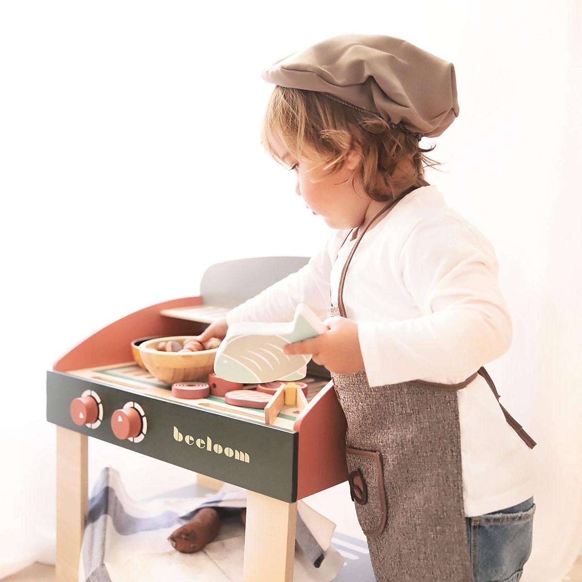 Cocinita barbacoa de madera infantil Babycue