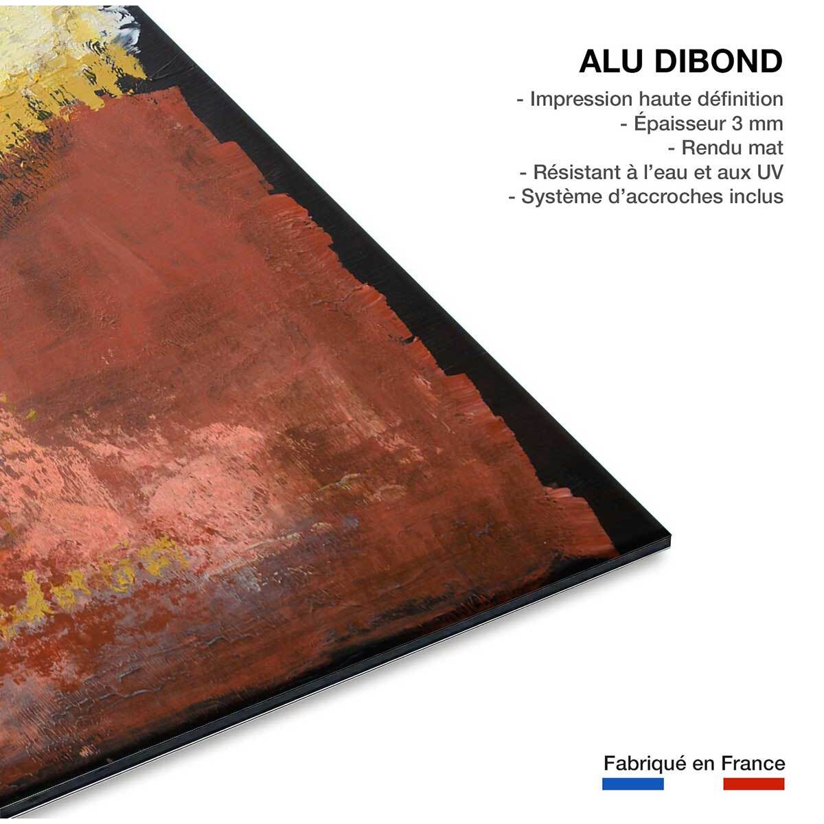 Tableau art primitif Tableau alu Dibond