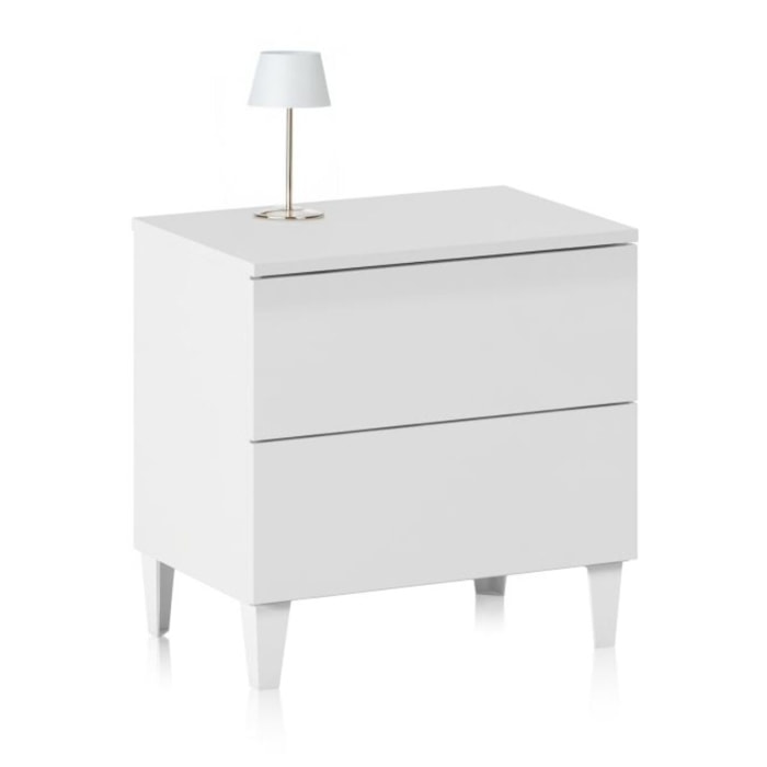 Mesita de noche Plex Blanco