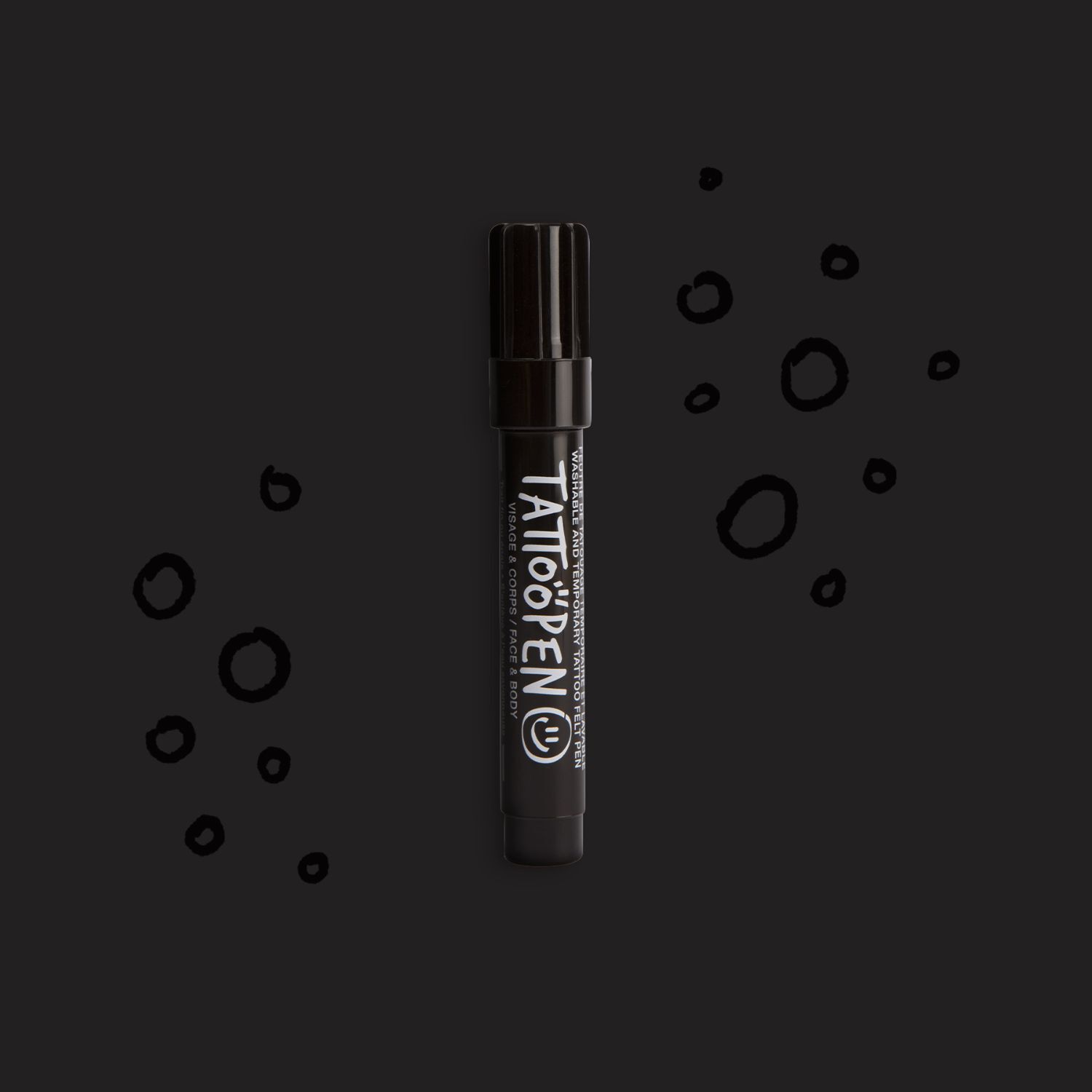 Tattoopen - Feutre de Tatouage Temporaire et Lavable Visage et Corps