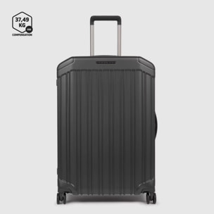 Piquadro Trolley medio 4 ruote in policarbonato