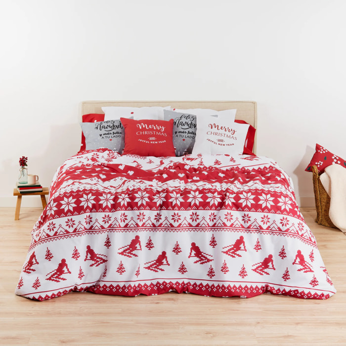 Housse de couette avec clics 100% coton Laponia 10