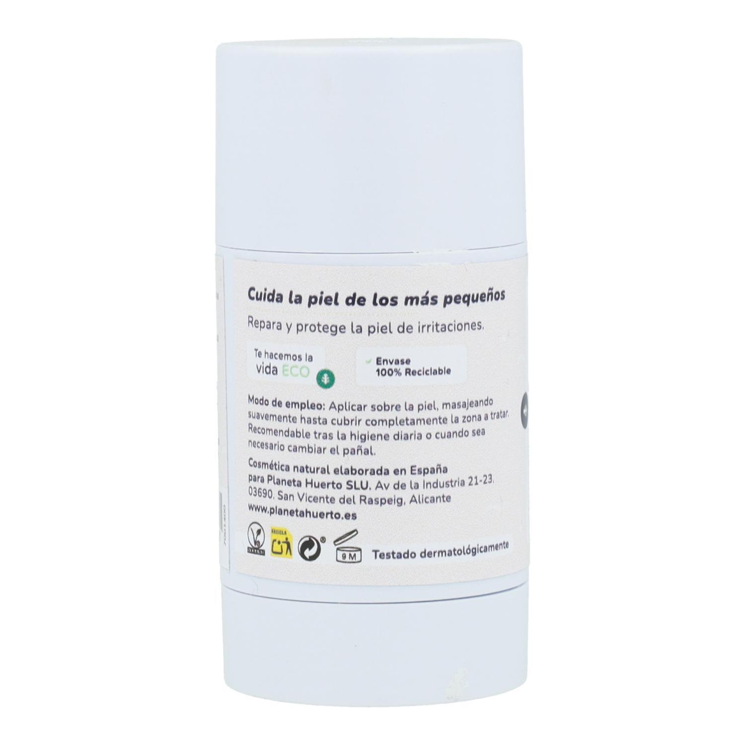 PLANETA HUERTO | Stick de Pañal Anti-Irritaciones 40 g | Protección y Cuidado Natural | Con Ingredientes Suaves para la Piel