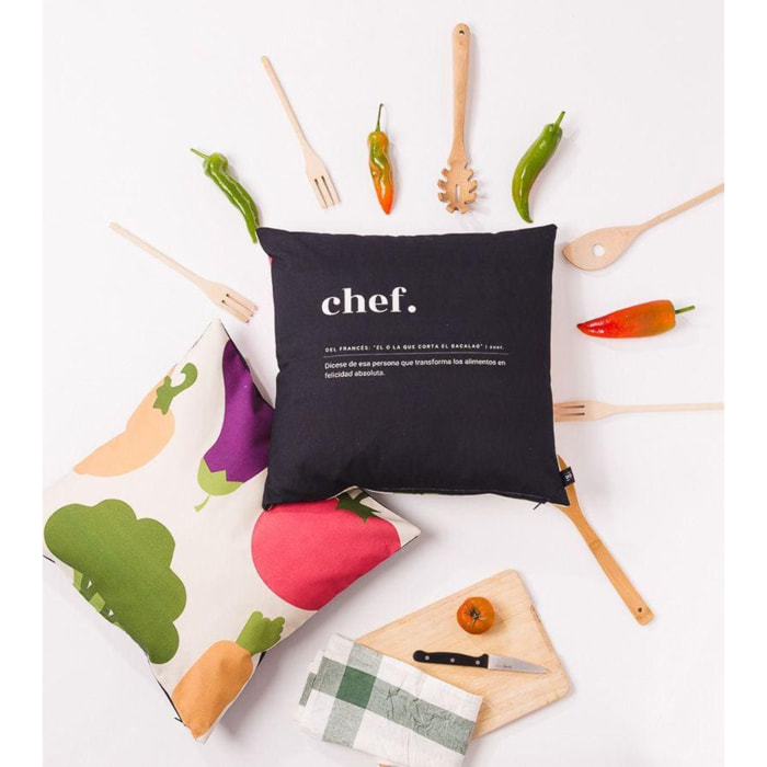 Funda de cojín "Chef. Definición"