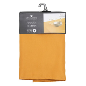 Nappe anti-tache - jaune ocre - 300x150 cm