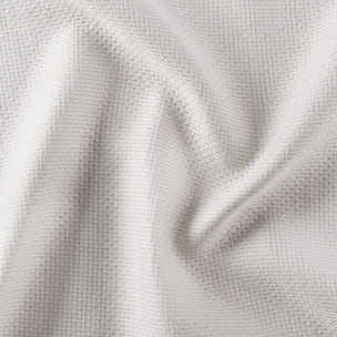 Tissu phonique coton et chanvre en relief - Ecru