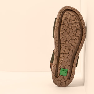 Sandalias N5860 NOBUCK LAVADO KAKI / TABERNAS color Kaki