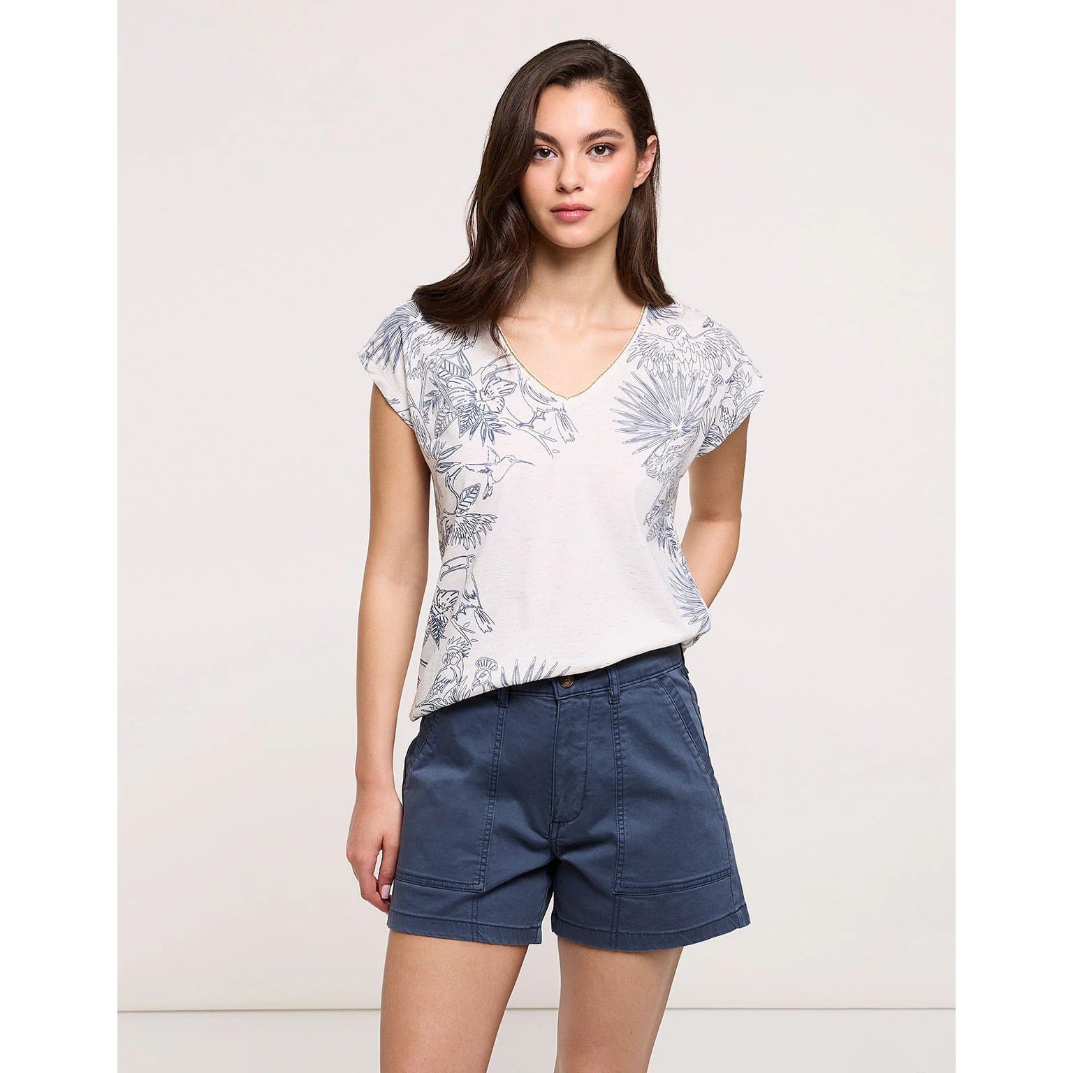 Camiseta Manga Corta Azul - Isleta