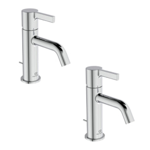 Lot de 2 mitigeurs lavabo avec tirette Ideal Standard Joy chromé
