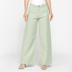 PANTALONE MOD.763 IN TESSUTO LINO COTONE