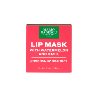 Lip Mask with Watermelon & Basil - Masque lèvres à la pastèque et au basilic