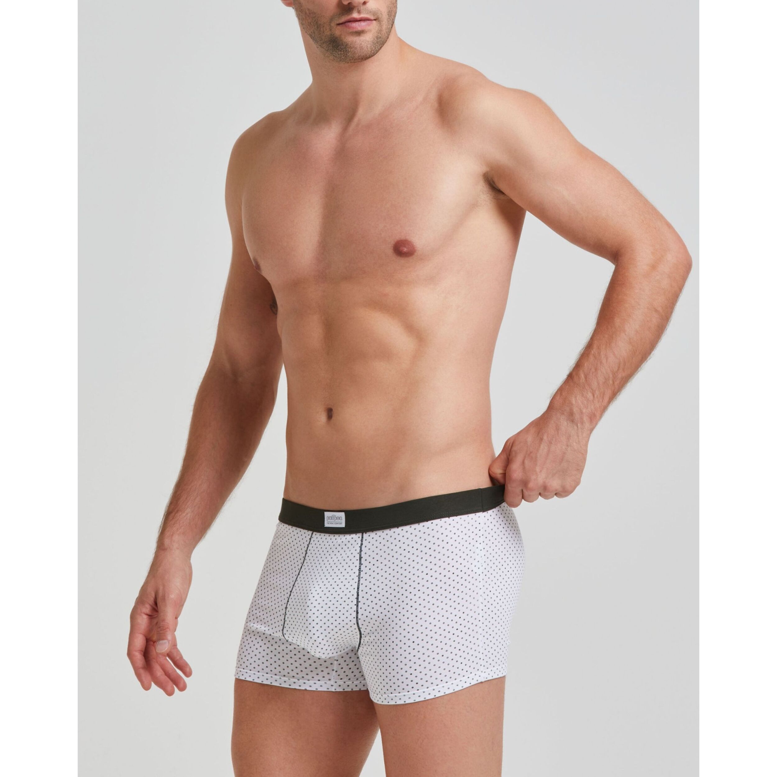 Boxer cotone motivo a pois