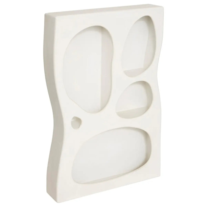 Etagère murale Chesni blanc 122x80cm