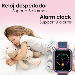 Smartwatch 4G GPS y Wifi LT21 para niños. Videollamadas, localizador y comunicación de 3 vías.