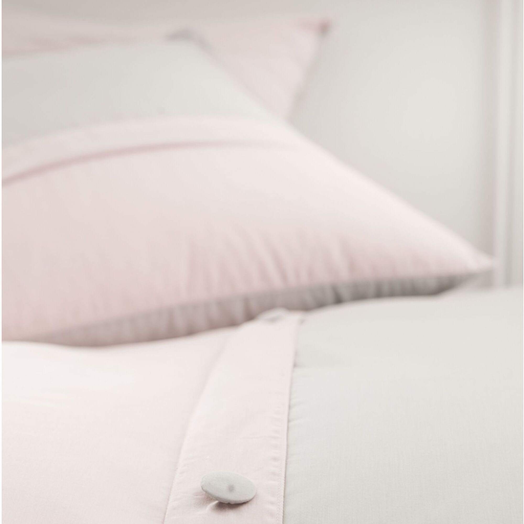 Parure Housse De Couette Percale Zinc/pdl