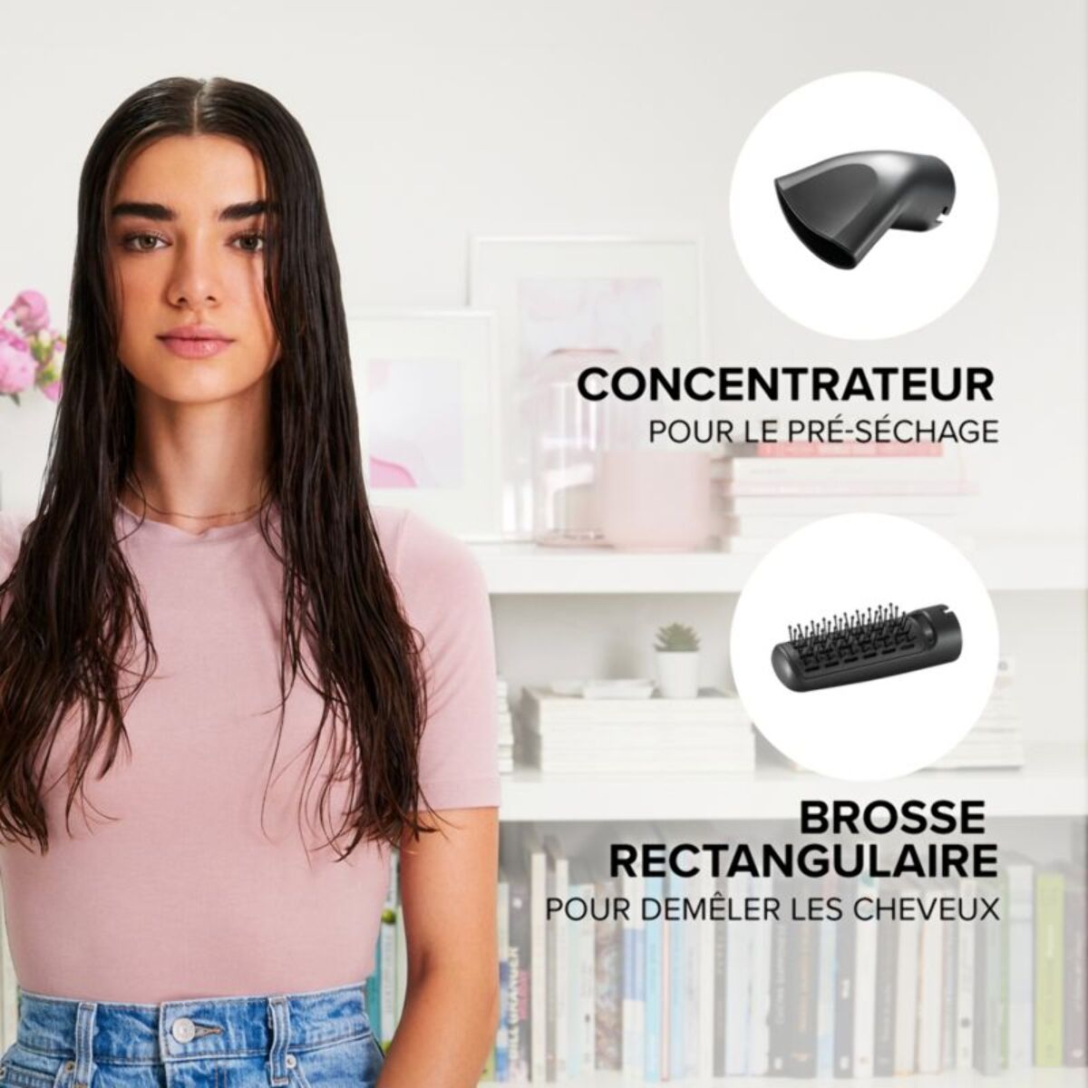 Brosse soufflante BELLISSIMA My Pro GH18 100 (5 en 1)