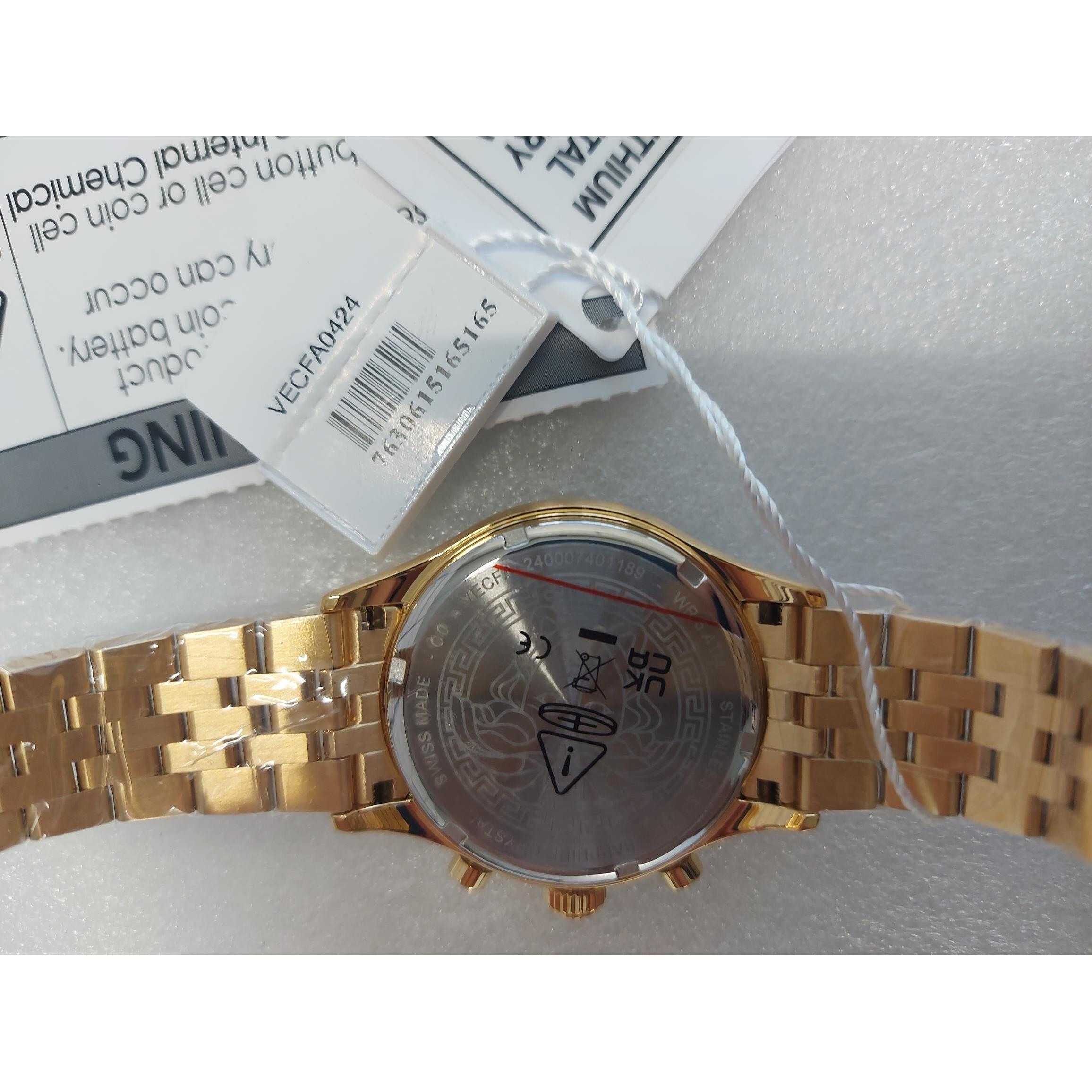 Versace Quartz Chronograph Watch Hell.chr Petite Spec. (Wc-Cfa)