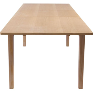 Table à manger extensible effet bois 8/10 personnes - POLLY