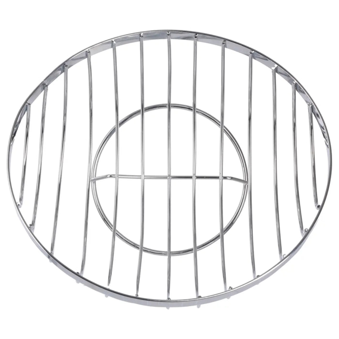 Corbeille en acier chromé "Oblik" 26,5cm