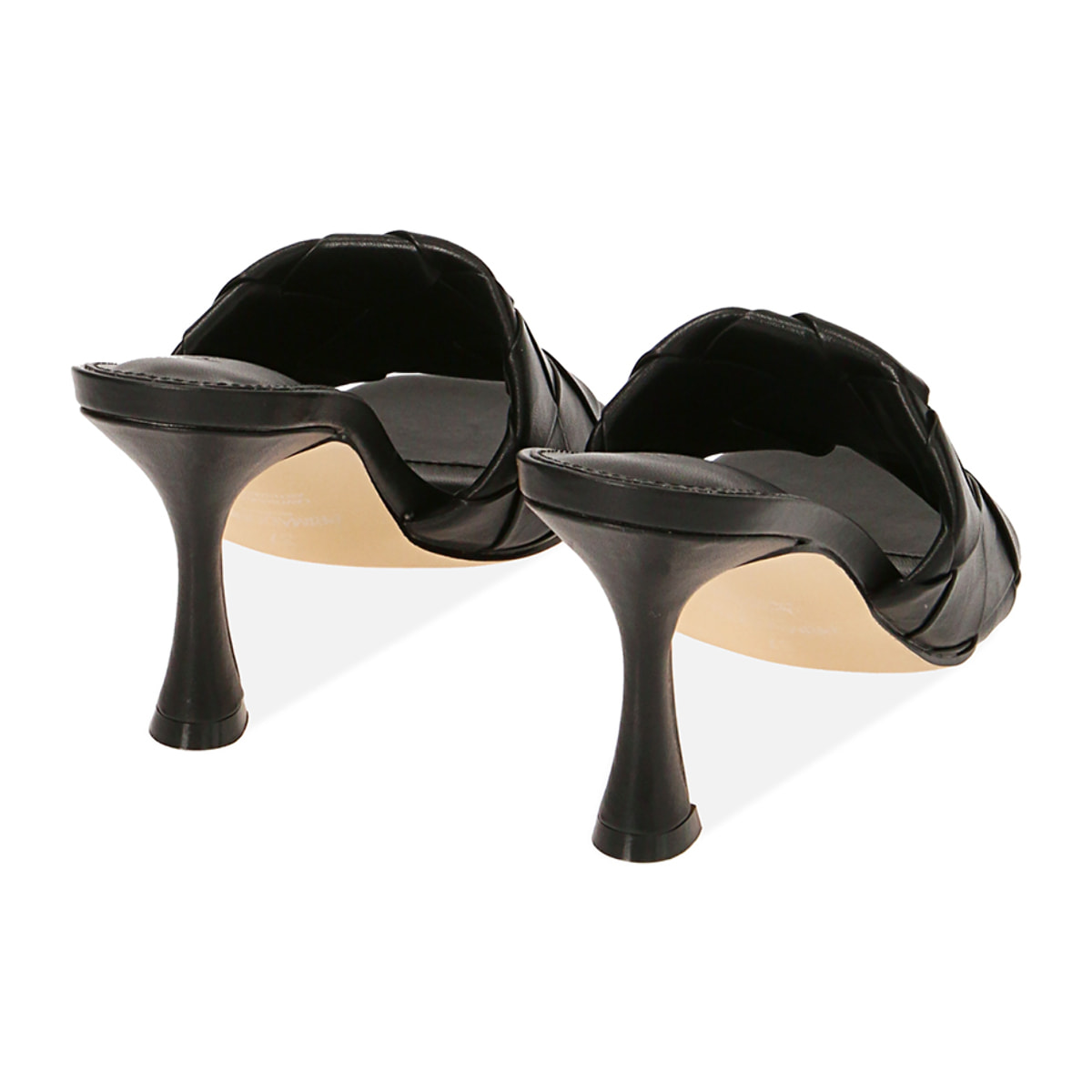 Mules nere, tacco 8 cm