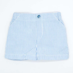 BERMUDA RAYAS AZULES
