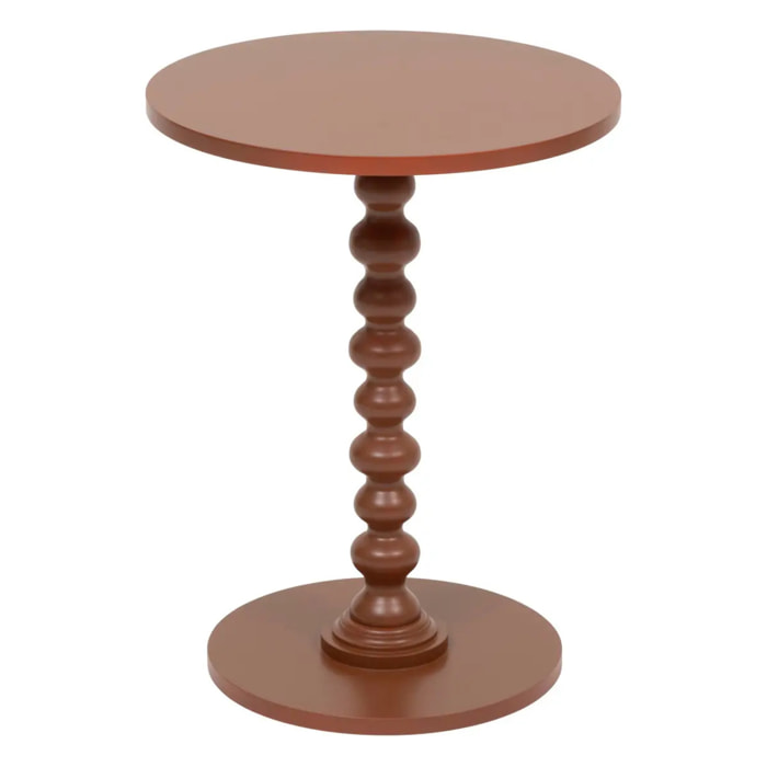 Table d’appoint "Alix" terracotta 50x38x38cm