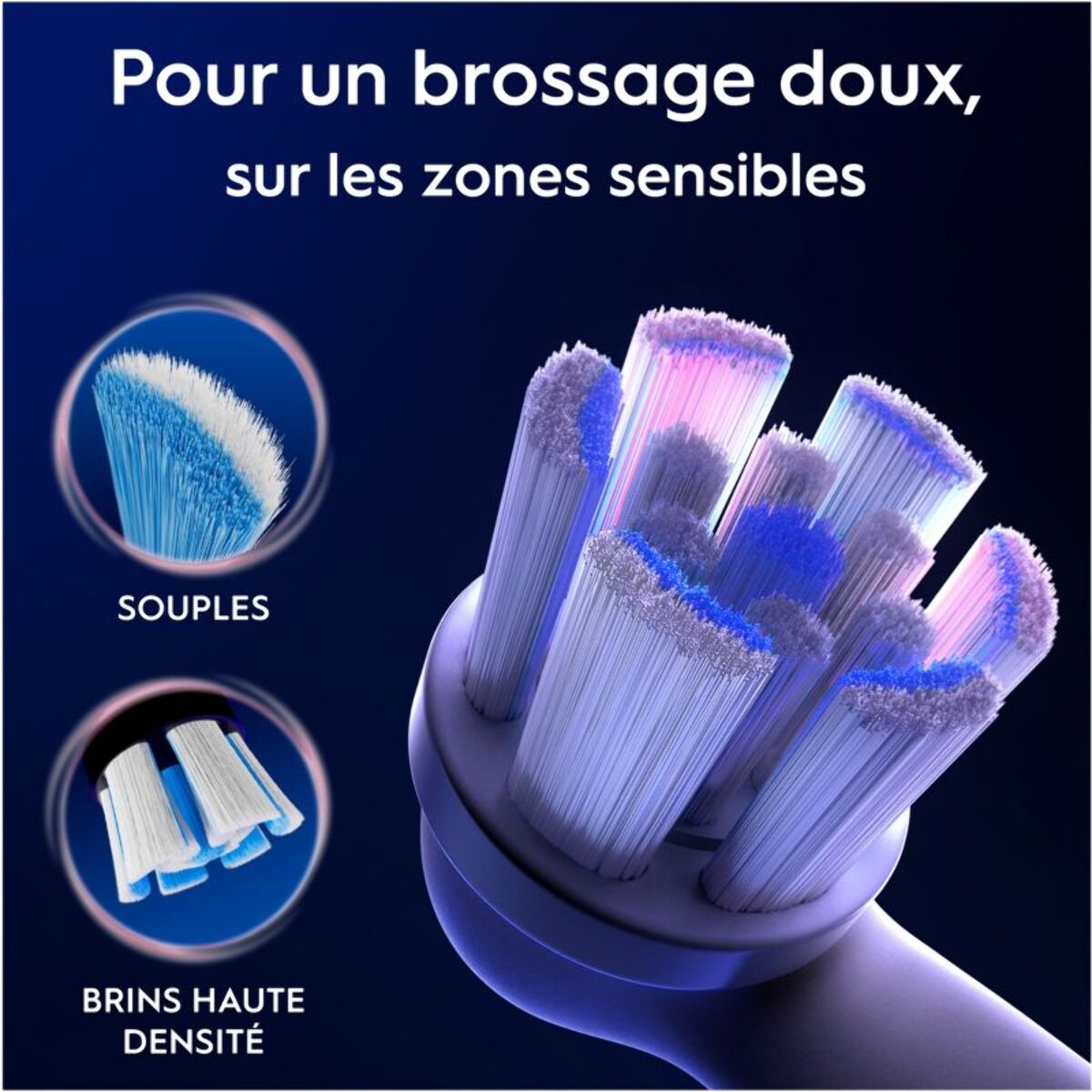 Brossette dentaire ORAL-B x6 Gentle Care Blanc