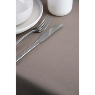 Tovaglia 140x180 Excelsa – Panama Color, Cotone Grigio Tortora