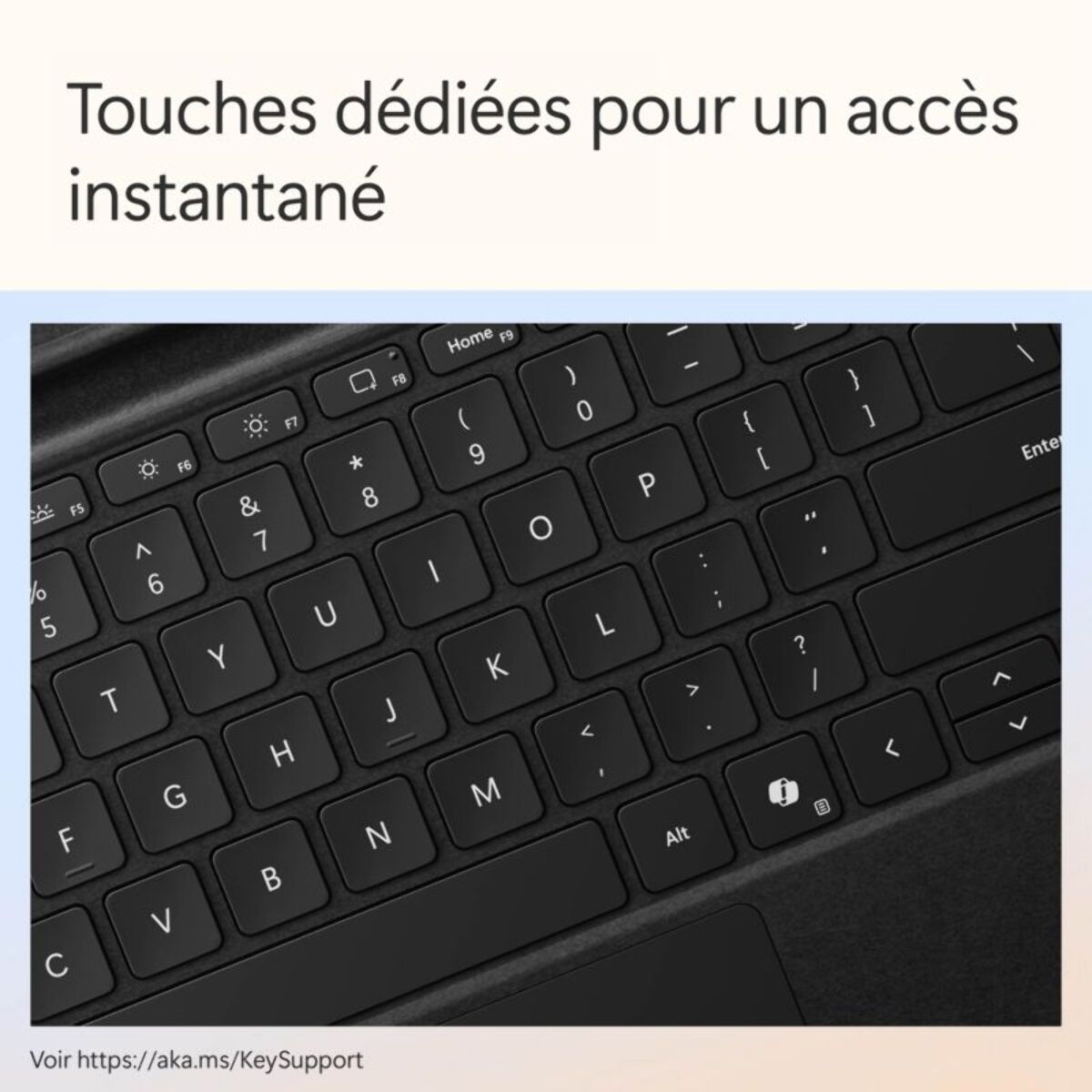 Clavier MICROSOFT Clavier Flex Noir Surface Pro 13"