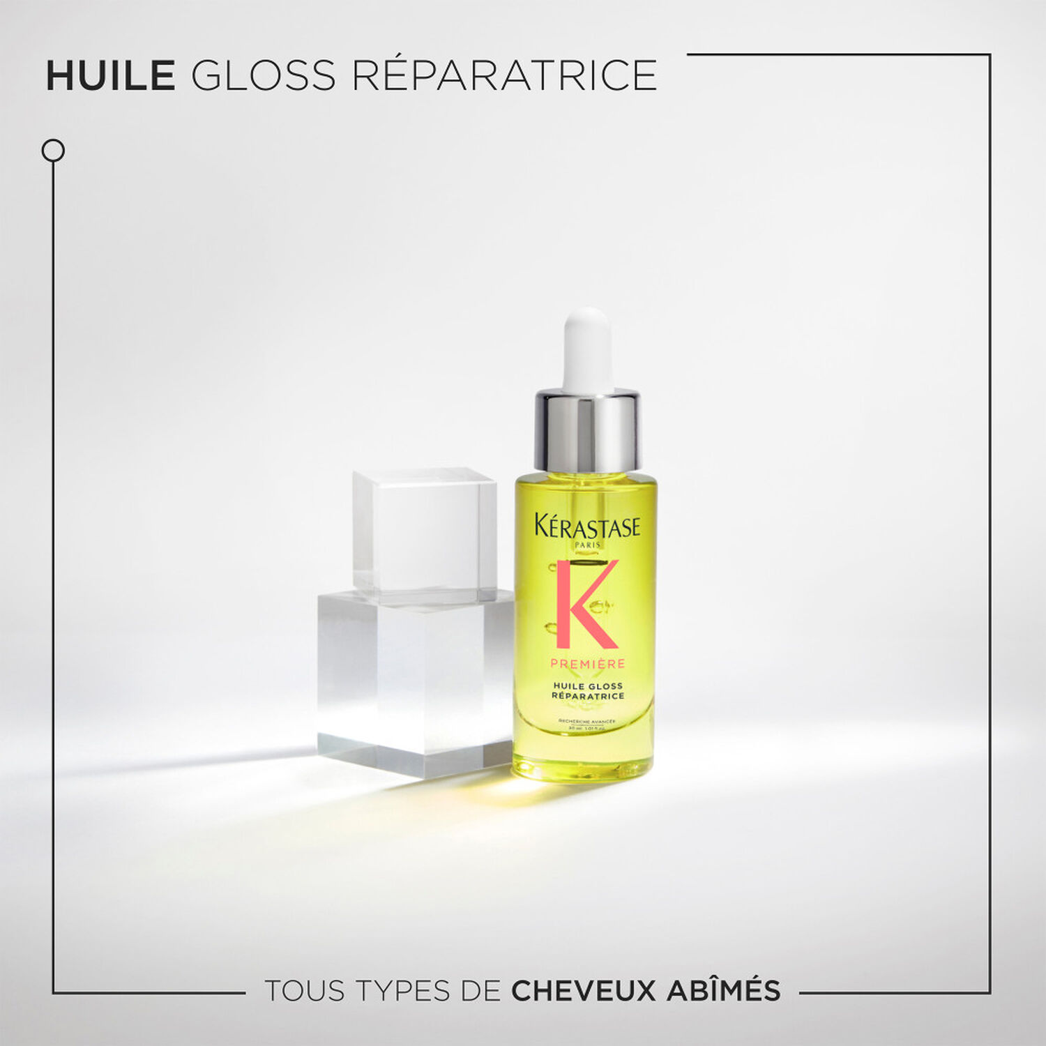 Premiere - Huile Réparatrice Brillance intense pour cheveux très abimés 30 ml