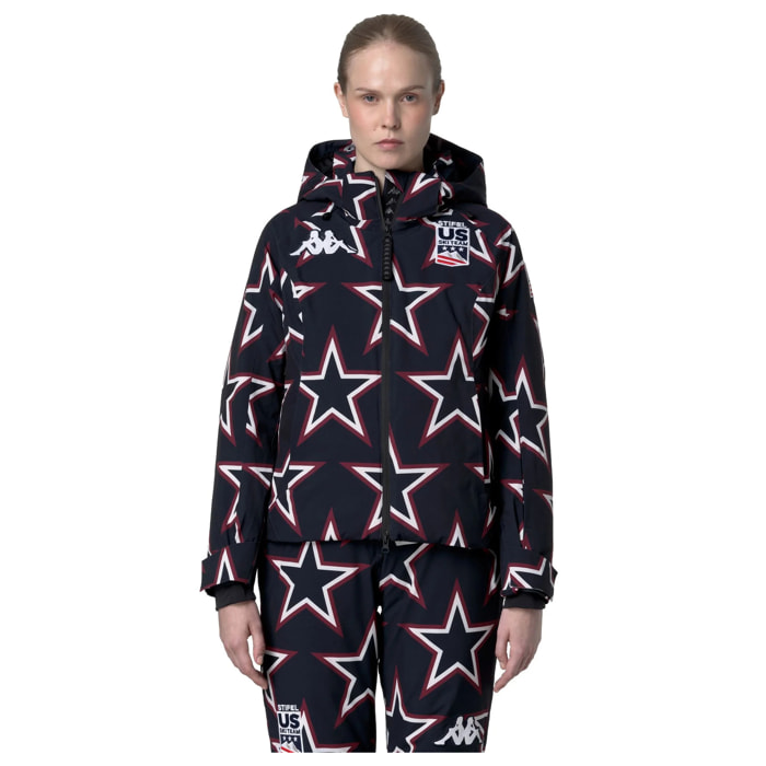 Kappa - Giacche Donna Blu - 8Cento 810G Us