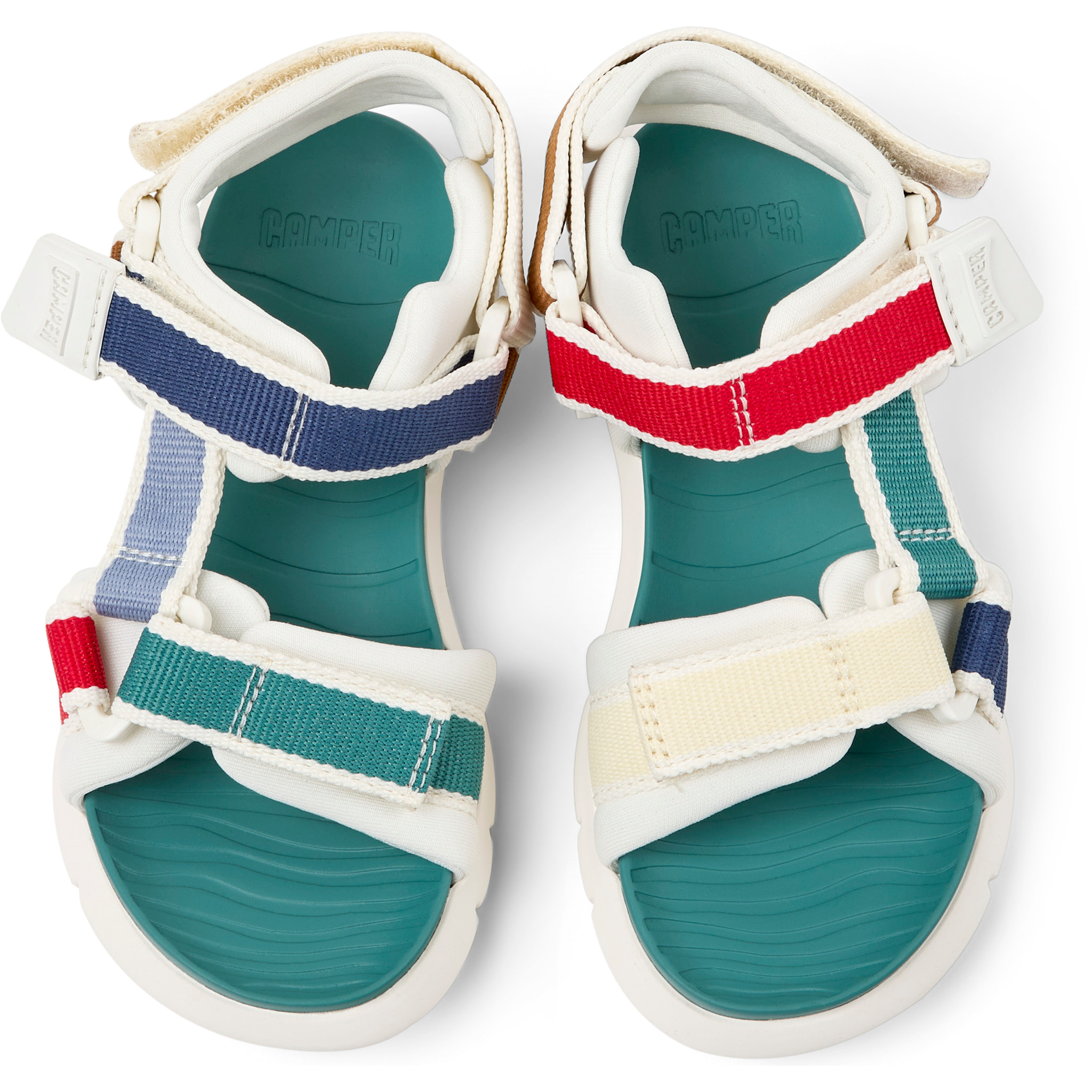 Sandalias - CAMPER Oruga Twins - Multicolor - Textil técnico