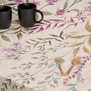 Mantel estampado antimanchas MARIELA MALVA