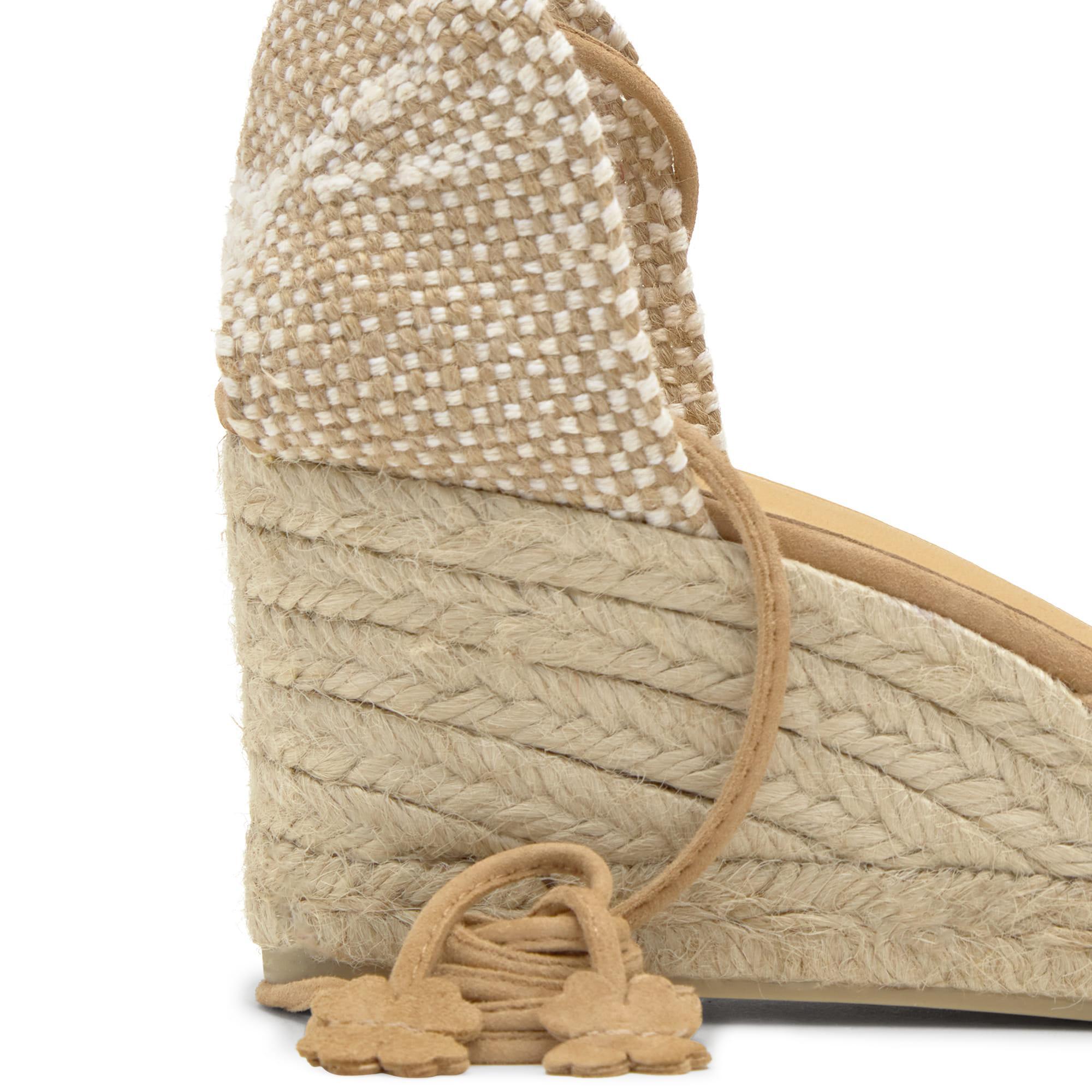 Alpargata cuña de yute 7cm