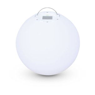 Boule LED 30cm – Sphère décorative lumineuse. Ø30cm. blanc chaud. commande à distance