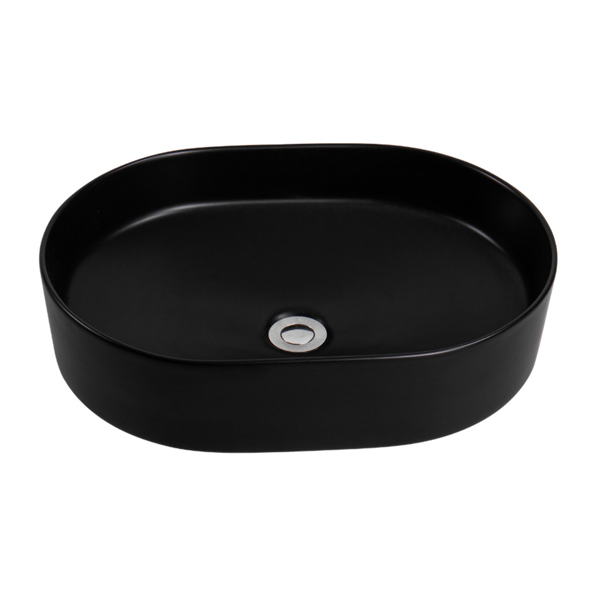 PixL 50 x 36,5 x 12 cm vasque à poser Infinitio, sans trop-plein, noir (CEPX5037BKM)