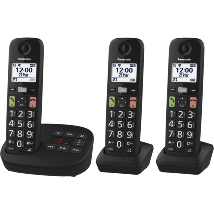 Téléphone sans fil PANASONIC KX-TGU133EXB