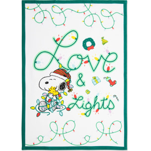 Set canovaccio con presina e guanto da cucina Excelsa – Peanuts Shiny And Bright, Cotone Multicolore