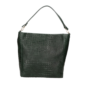 Borsa a spalla da Donna Valtera in Vera Pelle Made in Italy 32x31x15 cm