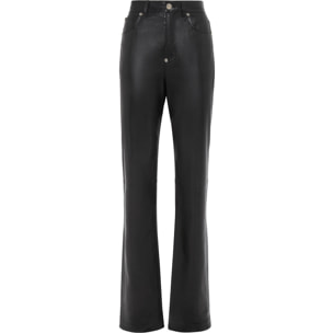PHILIPP PLEIN Leather Trousers Long