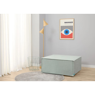 Puff Cama Marmota con Viscoelástica - Sillón Cama Plegable y Convertible - Diseño Elegante y Versátil para Visitas - Tejido de Alta Calidad - 3 Años de Garantía
