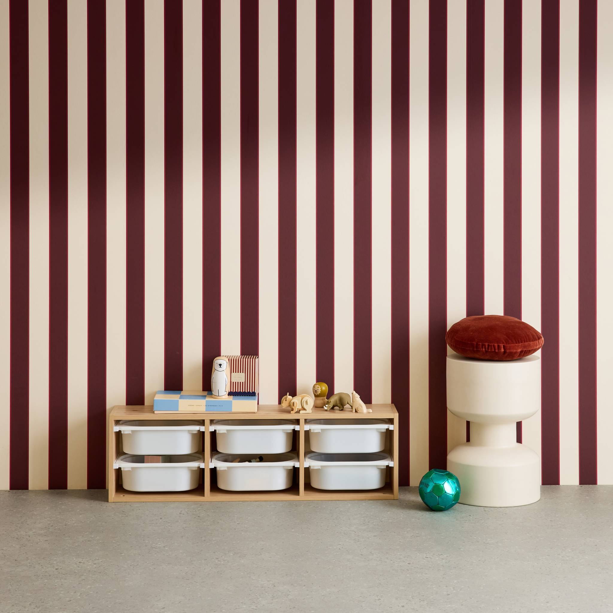 Meuble de rangement pour enfant 6 bacs de rangement SORA