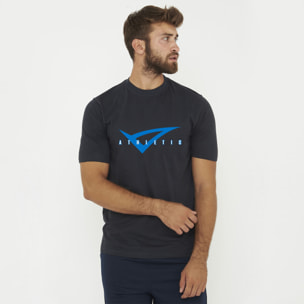 T-shirt in cotone da uomo MOVE MAN blu