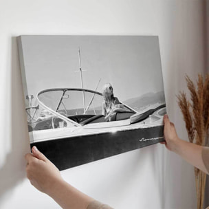Tableau Brigitte Bardot Saint-Tropez 1965 Toile imprimée