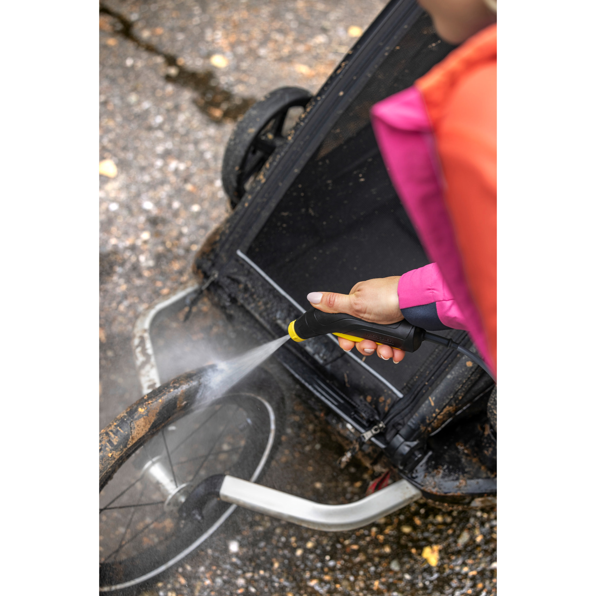 Nettoyeur mobile Karcher OC 3 Foldable *EU - Pression 5 bar- Batterie intégrée- Pliable pour rangement facile