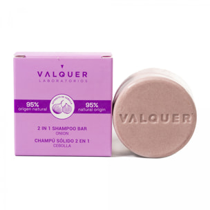 Valquer Champú sólido 2 en 1 Cebolla - 70 G