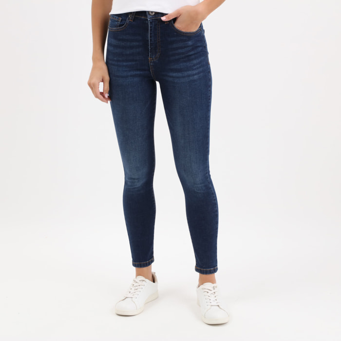 Jeans - cotone - blu denim scuro