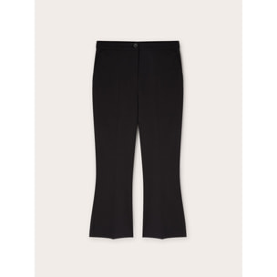 Motivi - Pantalones kick flare de color liso - Negro