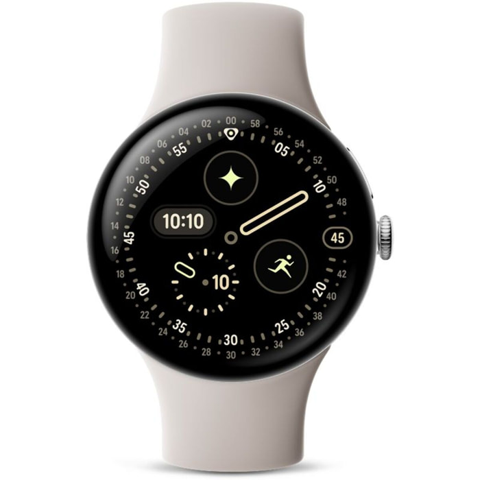 Montre connectée GOOGLE Pixel Watch 4 45mm Argent/Porcelaine 4G